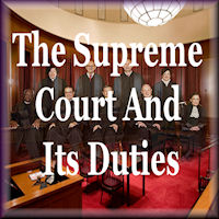 The Supreme Court And Its Duties