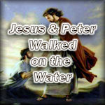 Jesus and Peter Walk on the Water