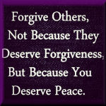 Forgive Others Of Their Sins Then You Shall be Forgiven