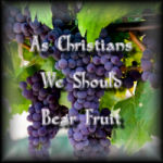 Jesus Said To Us All Bear Much Fruit To Be My Disciples