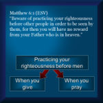 Practicing Your Righteousness Before Others Beware