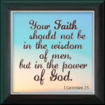 Wisdom and Faith NO Faith and Wisdom